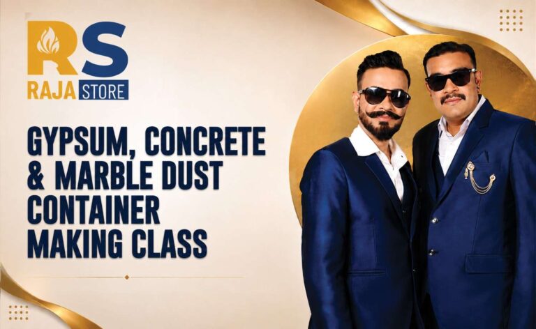 Gypsum, Concrete & Marble Dust Container Making Class